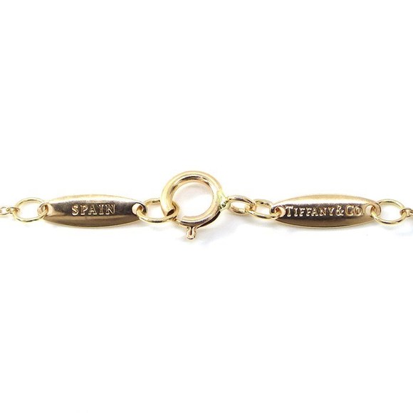 Tiffany Necklace Open Heart Mini Pink Gold